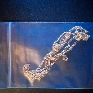 Mini Cuban link GF 18 k gold